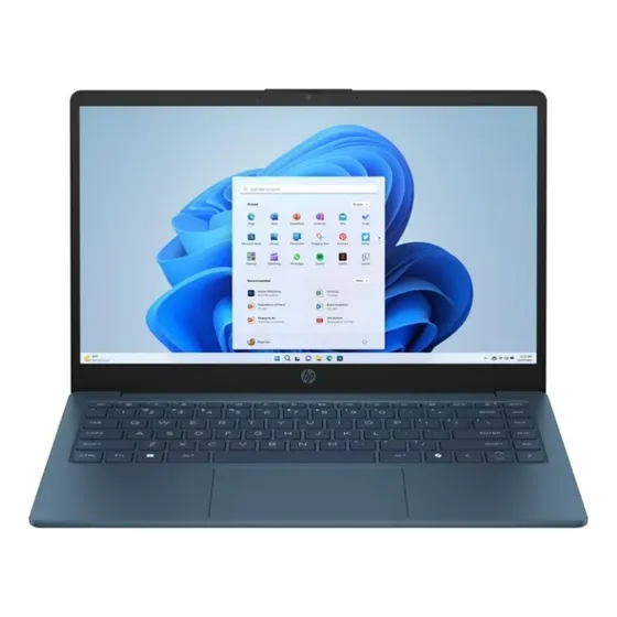 Notebook Hp Intel Processor N150 4gb 128gb 14'' Win 11 Blue