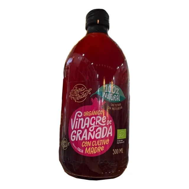 Vinagre De Granada Organico Con La Madre 500ml Granola
