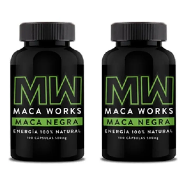 Maca Negra Con Envío Gratis(pack De 02 Frascos)