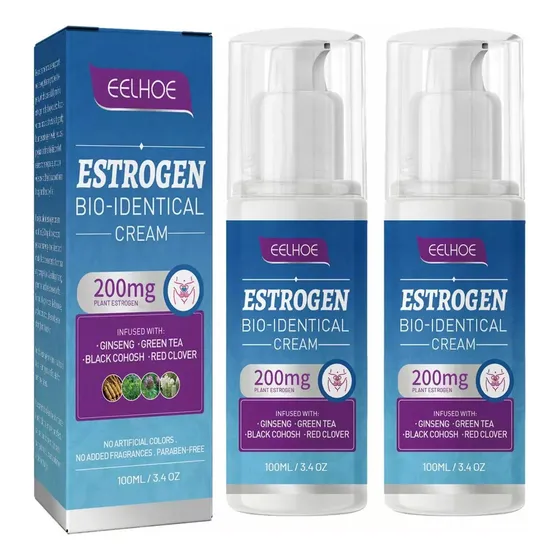 Crema De Progesterona Bioidéntica Para Mujeres, Sin Soja - Y