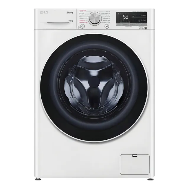 Lavasecarropas LG Inverter Carga Frontal 9kg / 5kg Blanco