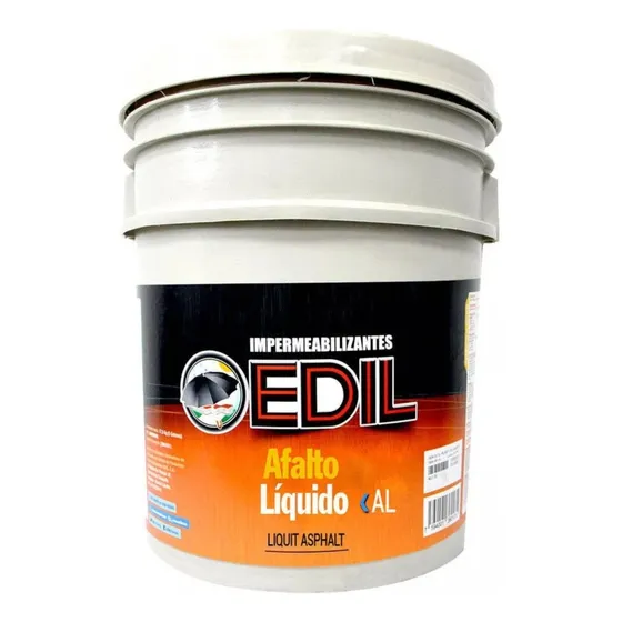 Asfalto Liquido Cuñete 5 Gl  Marca Edil