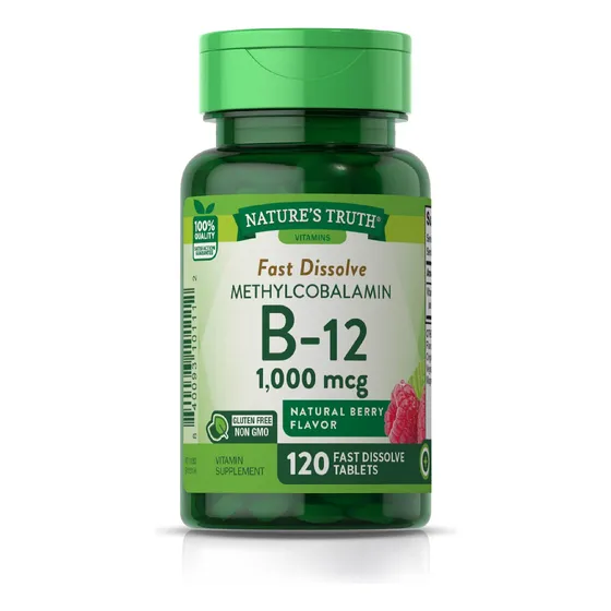 Tabletas Sublinguales De Vitamina B12 Nature's Truth, 1000 M