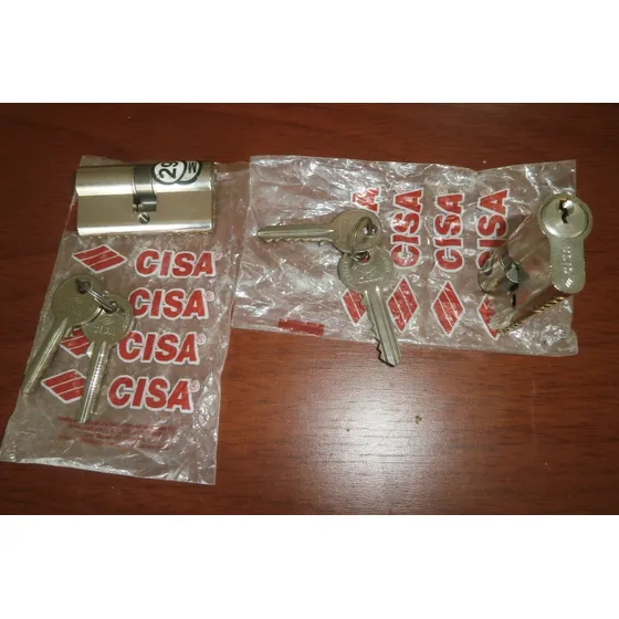 Cilindro Cisa Perita Universal Puerta Reja Cerradura 60 Mm