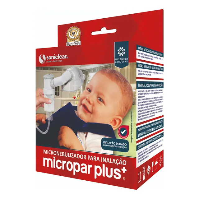 Micronebulizador Soniclear Micropar Infantil P/ Pulmopar Rosca 