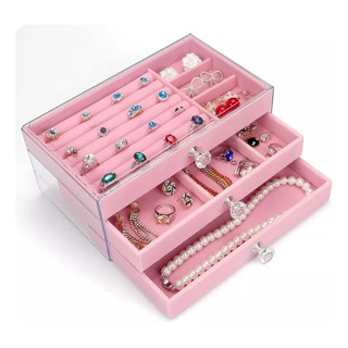 Organizador Joyas Aros Collares Alhajeros Terciopelo Premium Organizador Joyas Aros Collares Alhajeros Terciopelo Premium