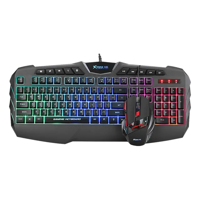 Kit Teclado Y Mouse Gamer Xtrike Me Mk-880 B