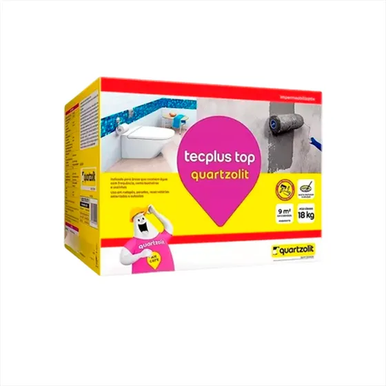 Impermeabilizante Tecplus Top Caixa Quartzolit Argamassa