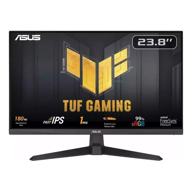 Monitor Asus Tuf Gaming Vg249q3a Fhd 180hz Fast Ips, 1ms Gtg Color Negro