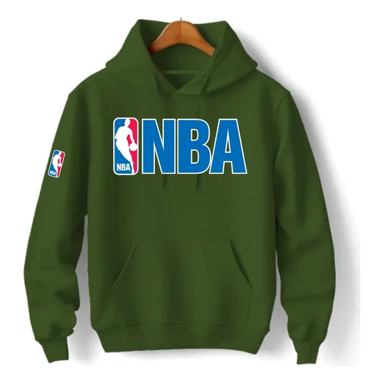 Moletom Canguru Blusa Unissex Nba Basquete Moda 100% Algodão
