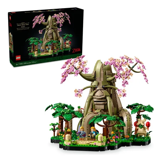 LEGO® The Legend of Zelda™ Gran Árbol Deku “2 en 1” 77092; Set de construcción de modelos con 4 minifiguras coleccionables, regalo de exhibición reconstruible para adultos