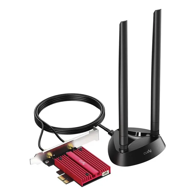 Tarjeta Wifi 6e Cudy We4000 Pci-e Ax5400 + Bluetooth 5.2