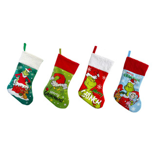 / Bolsa De Regalo Con Calcetín Navideño De 4 Piezas / Bolsa De Regalo Con Calcetín Navideño De 4 Piezas