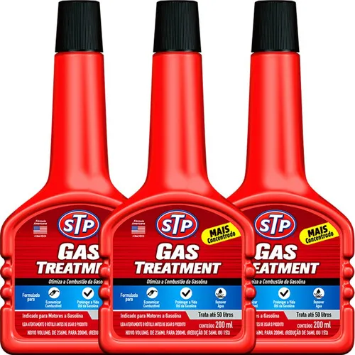 3 Gas Treatment Stp - Aditivo De Tratamento Para Gasolina