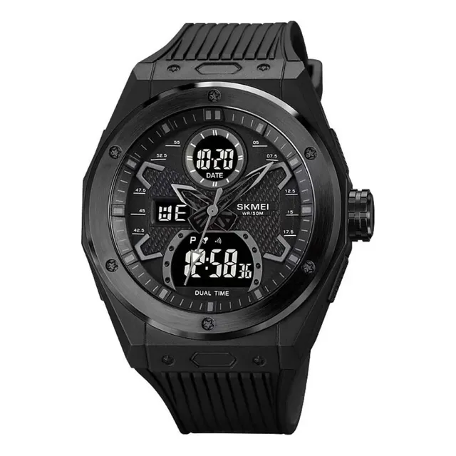 Reloj Deportivo Skmei Xtelar 2013 Hra Doble Negro Cronometro