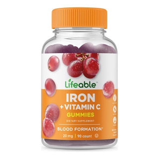 Gominolas De Hierro Lifeable Con Vitamina C 20 Mg Para La De Gominolas De Hierro Lifeable Con Vitamina C 20 Mg Para La De