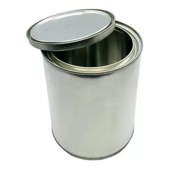 Lata Vacia Hojalata 1 Litro Con Tapa X5