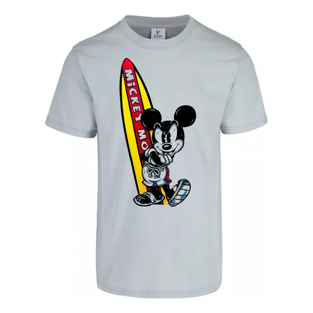 Remera: Mickey Surf Memoestampados