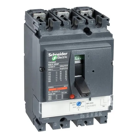 Interruptor Automatico 3p 125a 36ka Ref Lv516332 Schneider
