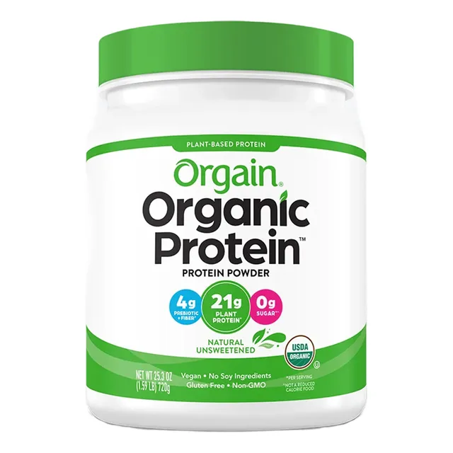 Orgain Organic Protein Natural Unsweetened 20 Serv 720gr