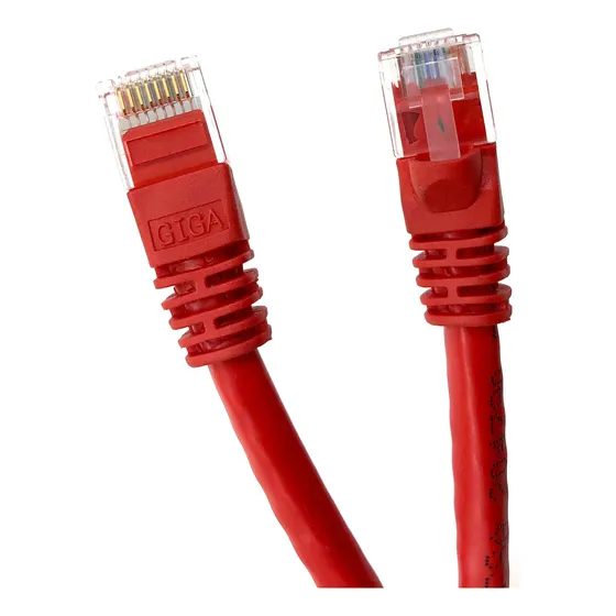 Inc Cable Conexion Red Rj45 Moldeado Cat 6 Snagless Utp Rojo