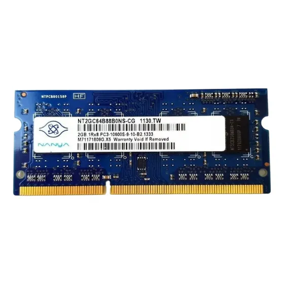 Memória Notebook 2gb Ddr3 1333mhz 1rx8 Pc3-10600s Nanya