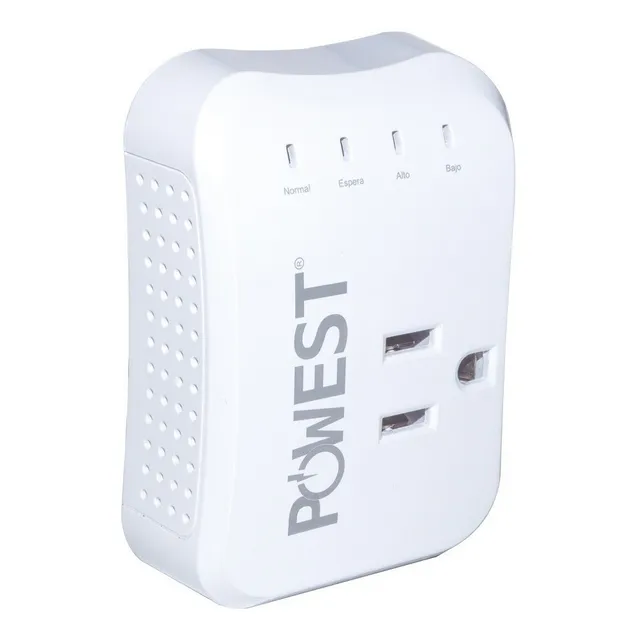 Protector Voltaje Multimatic para Tv, Xbox, Play Color Blanco