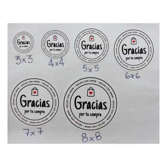 Stickers Calcomanía O Etiqueta Personalizadas Emprendedores