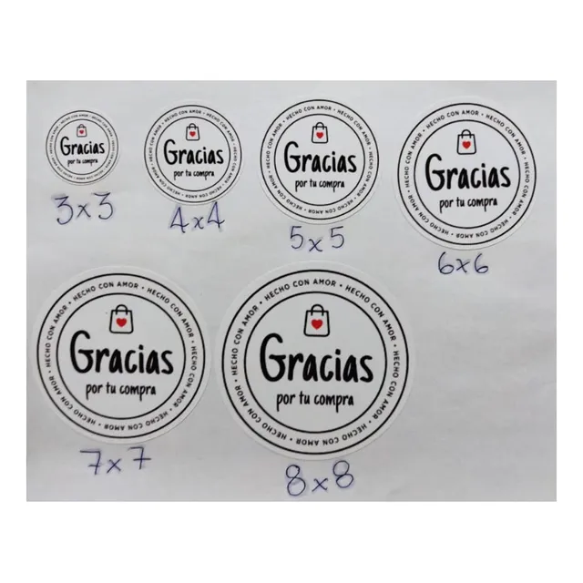Stickers Calcomanía O Etiqueta Personalizadas Emprendedores