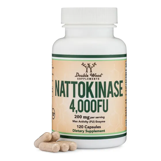 Suplemento Double Wood Nattokinase 4,000 Fu 120 Cápsulas