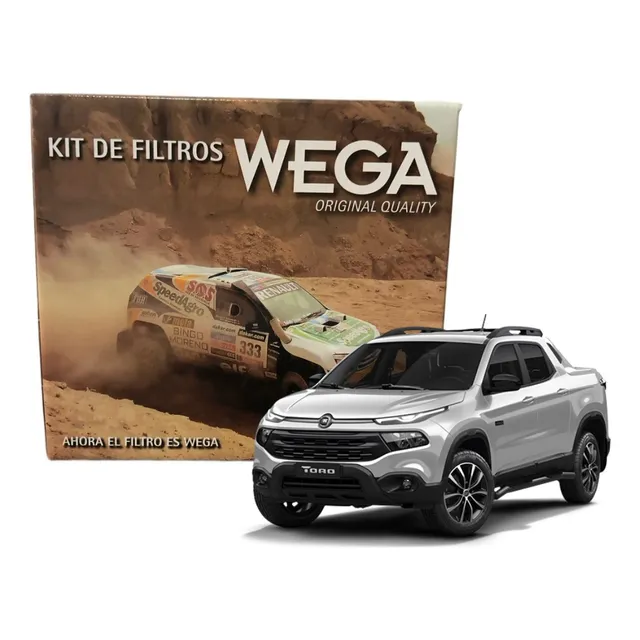 Kit 4 Filtros Wega Fiat Toro 2.0 16v Multijet Diesel