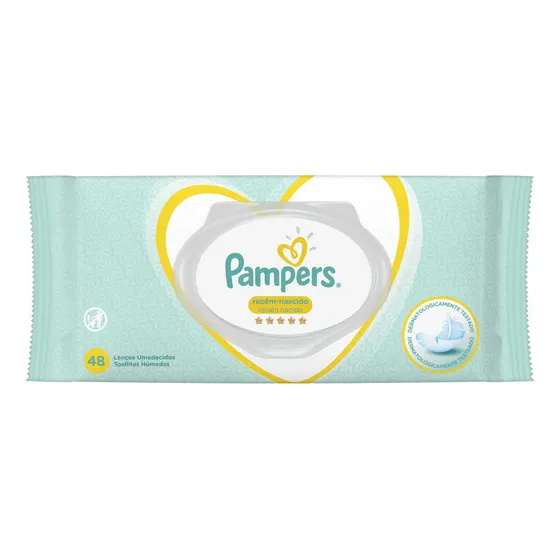 Toallas húmedas Pampers recien nacido con 48 unidades