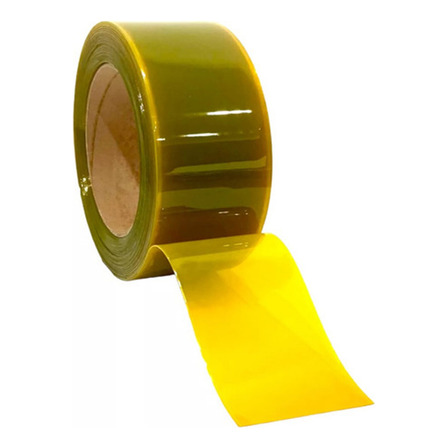 Cinta Banda Pvc Cortina Sanitaria 200x2mm Rollo 50 Metros Amarillo Traslucido Cinta Banda Pvc Cortina Sanitaria 200x2mm Rollo 50 Metros Amarillo Traslucido
