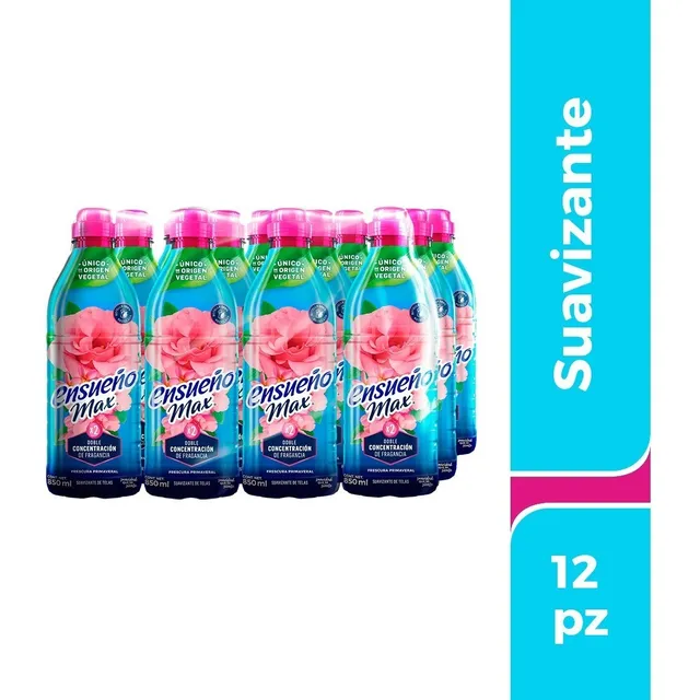 Pack X12 Suavizantes Ensueño Max Frescura Primaveral 850ml