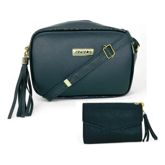 Bolsa Conforto E Estilo Exclusiva + Carteira Slim Feminina