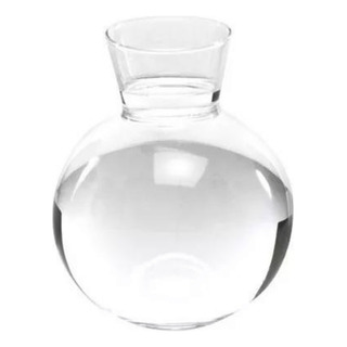 Vaso De Vidro Solitário Redondo Pequeno 10x13cm Cor Transparente Vaso De Vidro Solitário Redondo Pequeno 10x13cm Cor Transparente
