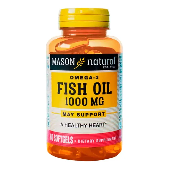 Omega 3 Aceite De Pescado Mason 1000 Mg X60 Cap