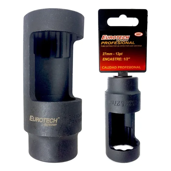 Tubo Extractor Inyectores 27 Mm - Sonda Lambda - Eurotech
