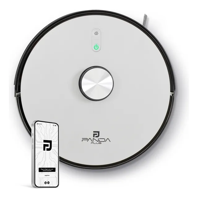 Robô Aspirador Amg-r3 Pro 2 Em 1 Alexa E Mapeamento Lds