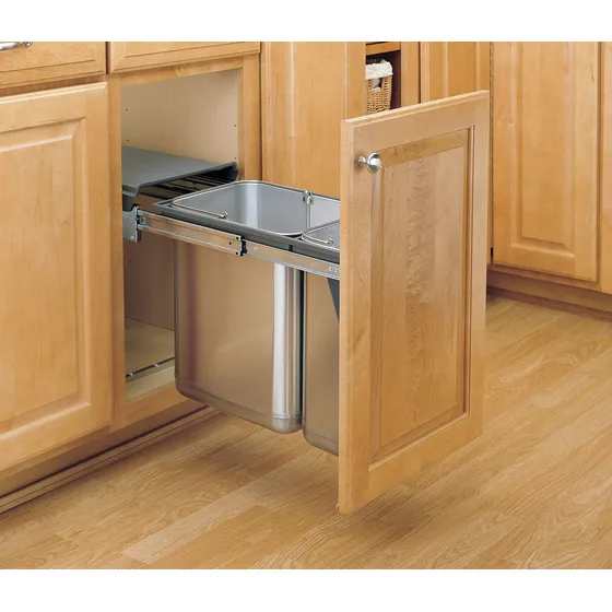 Rev-a-shelf Â Serie Montaje Superior Doble Papelera Puede