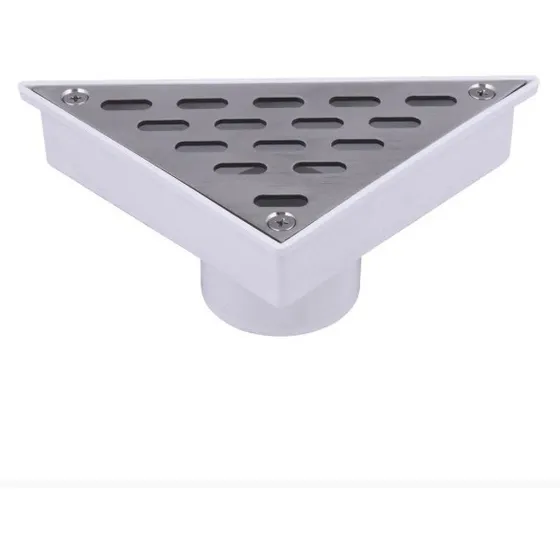 Resumidero Coladera Triangular 2 Pulgadas Acero Inox Baño