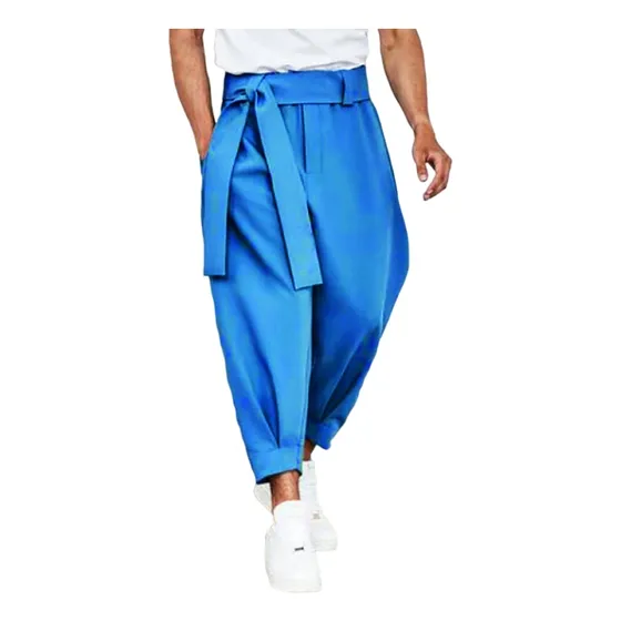 Calça Casual Solta Masculina Incerun A
