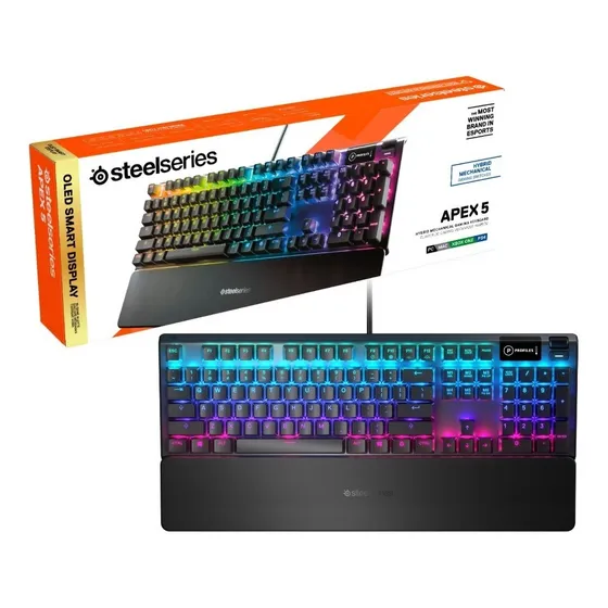 Teclado Gaming Steelseries Apex 5 Rgb