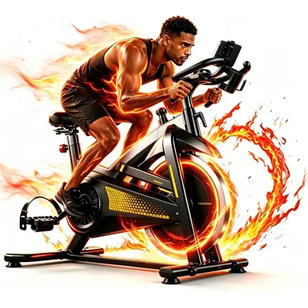 Bicicleta Ergométrica Spinning Inércia 15 Kg Peso Máx 150 Kg Vermelho 127/220v