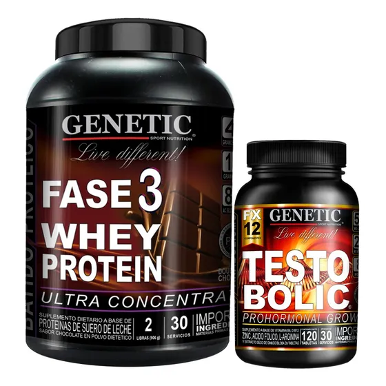 Aumento Muscular Proteína F3 Potencia Sex Testobolic Genetic