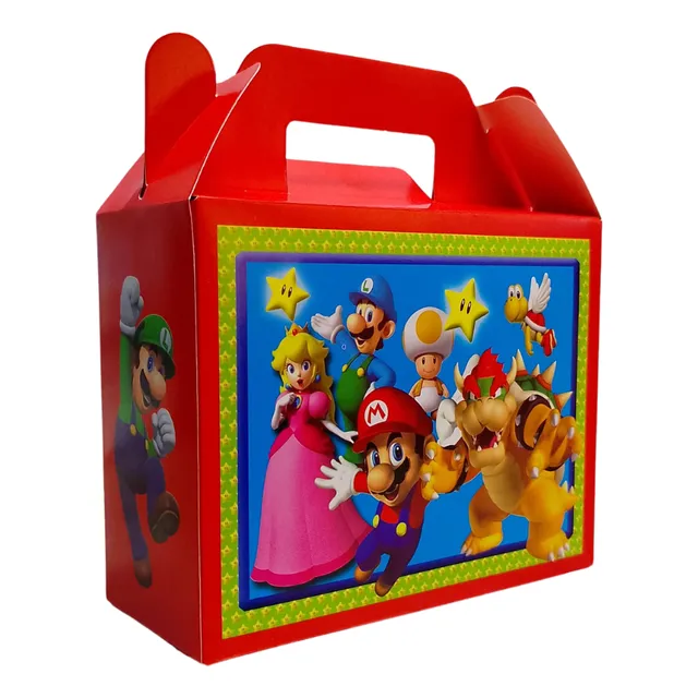 Caja Sorpresa Packcage Box Estampado Regalo Cotillon Fiesta