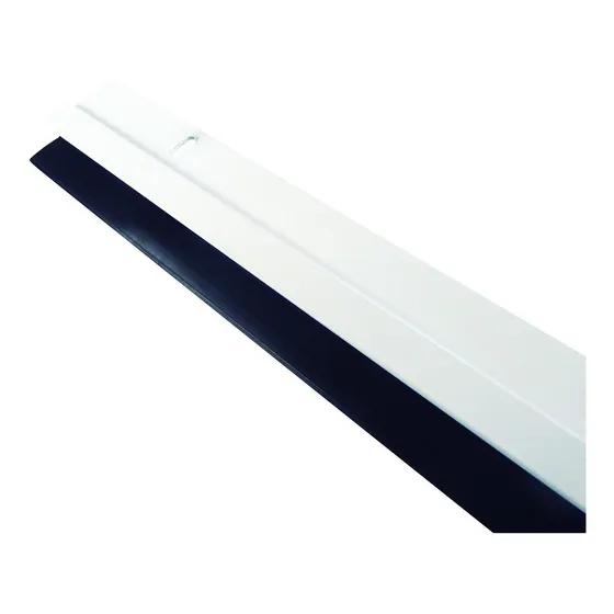 Zócalos Para Puerta En Aluminio Blanco Y Goma 0.8 Metro