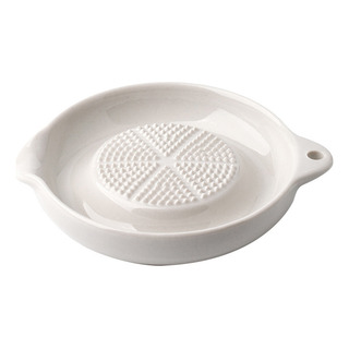 1 Plato Rallador De Cerámica Blanca Para Ajo Y Jengibre 1 Plato Rallador De Cerámica Blanca Para Ajo Y Jengibre