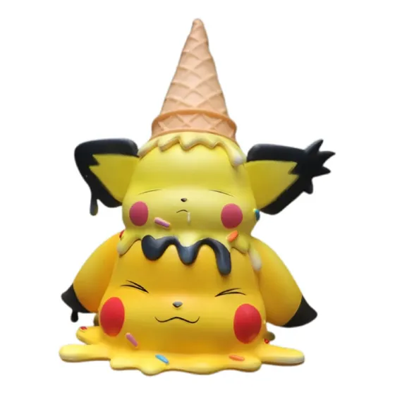 Pokemon Figura Cono Helado Pichu Pikachu