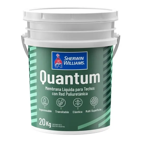 Membrana Liquida Techo Poliuretanica Quantum 20 Kg Sherwin  